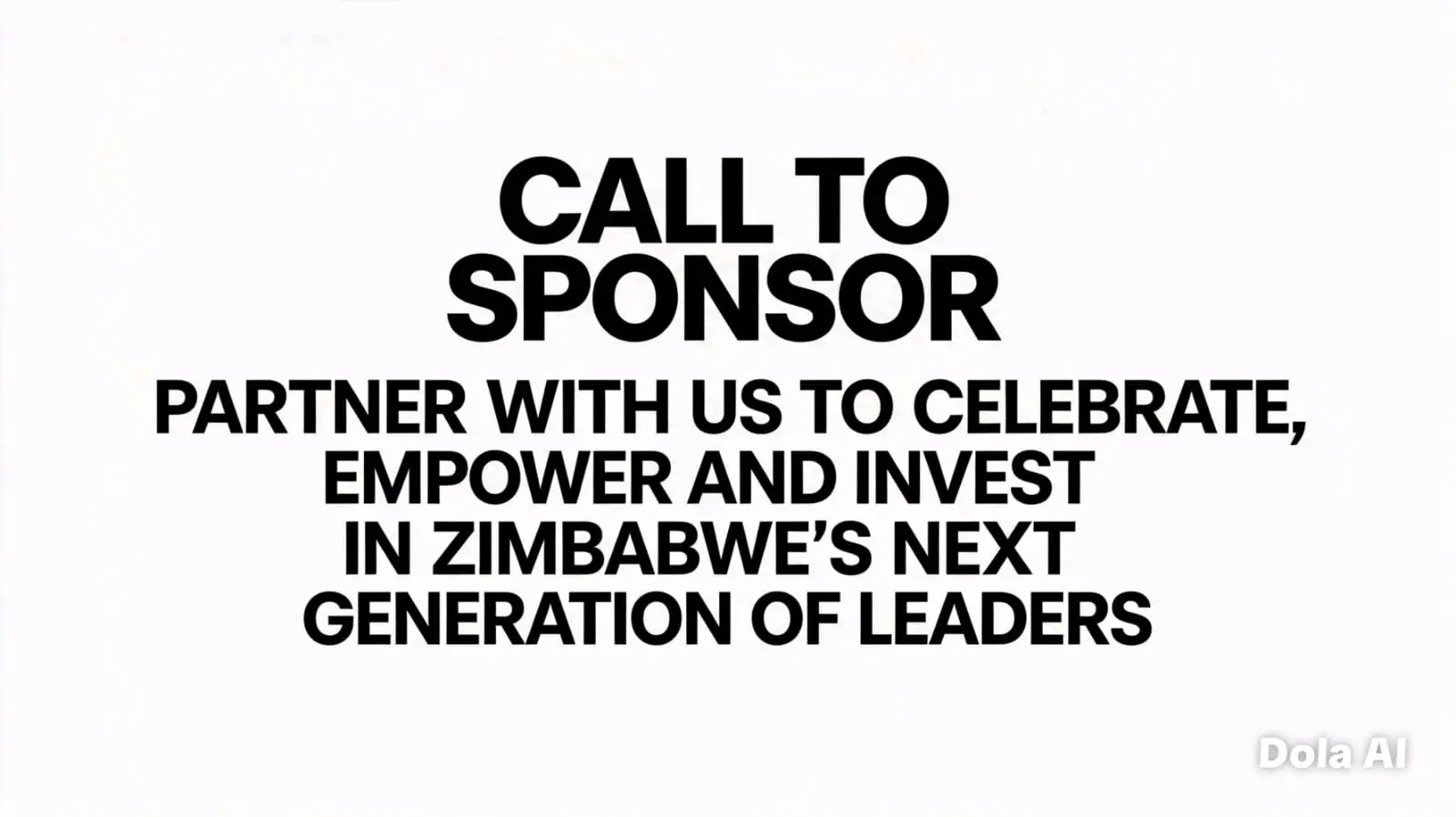 Call for partners to support Zimbabwe’s next generation